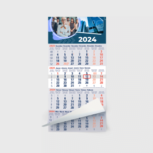 Calendario clásico 4 meses