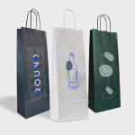 Bolsas kraft para botellas de vino