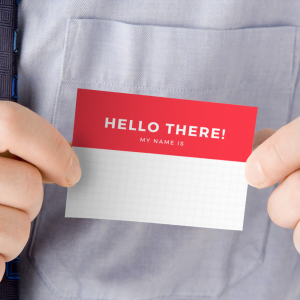 Pegatinas con nombre