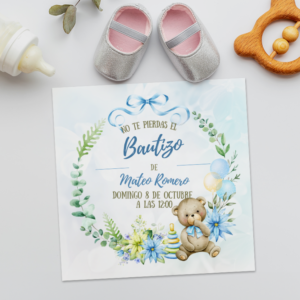 Invitaciones de bautizo